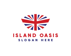 Great Britain Flag logo design