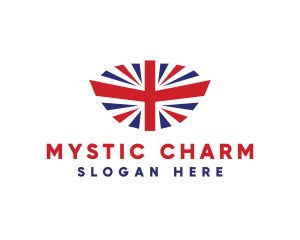 Great Britain Flag logo design