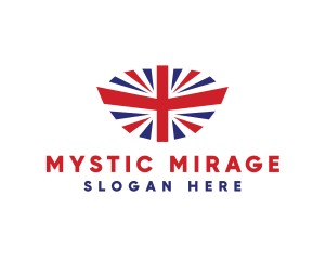 Great Britain Flag logo design