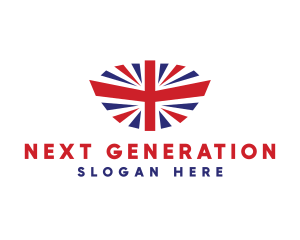 Great Britain Flag logo design