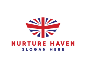 Great Britain Flag logo design