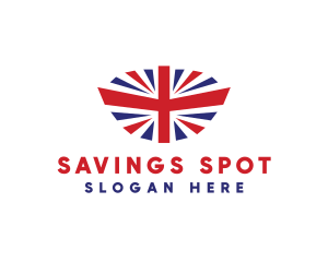 Great Britain Flag logo design