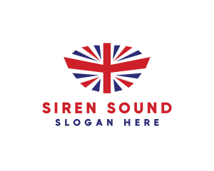 Great Britain Flag logo design