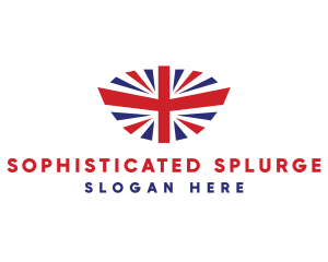 Great Britain Flag logo design