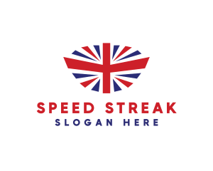 Great Britain Flag logo design