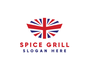 Great Britain Flag logo design