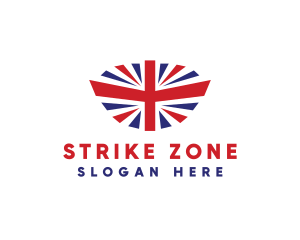 Great Britain Flag logo design