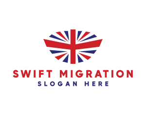 Great Britain Flag logo design