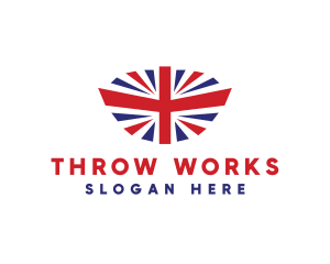 Great Britain Flag logo design