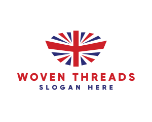 Great Britain Flag logo design