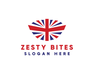 Great Britain Flag logo design