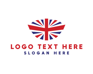 Sovereign - Tourism United Kingdom Flag logo design