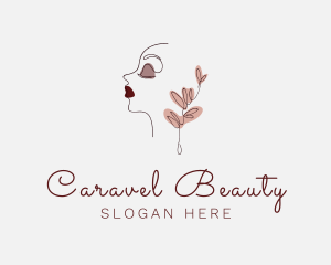 Natural Face Beauty  logo design