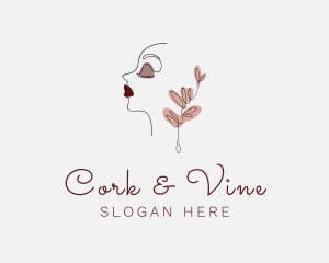 Natural Face Beauty  logo design