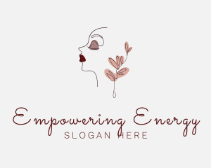 Natural Face Beauty  logo design