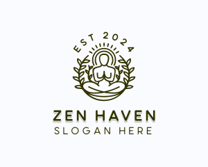 Zen Leaf Yoga logo design