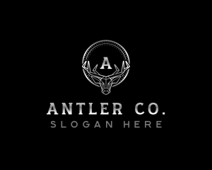 Deer Antler Crest logo design