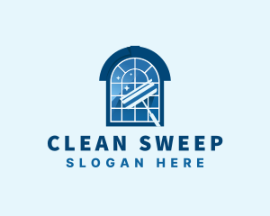 Window Wiper Cleaning logo design