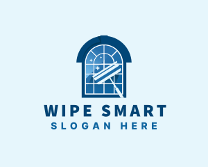 Window Wiper Cleaning logo design