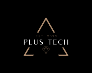 Minimalist Elegant Fashion Diamond logo design