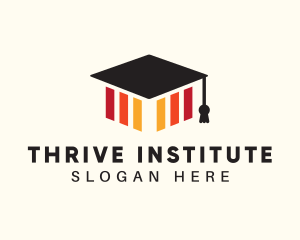 College Graduation Hat logo