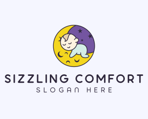 Evening Sleeping Baby logo