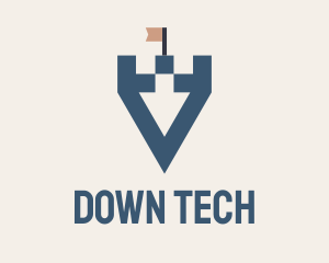 Down Arrow Turret logo