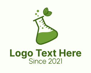 Green Herbal Flask logo