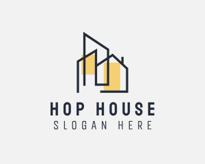 House Broker Building logo design