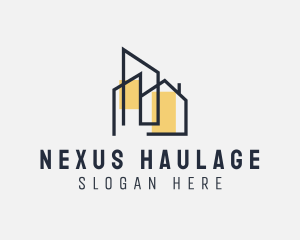 House Broker Building logo design