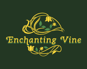 Floral Garden Vine logo