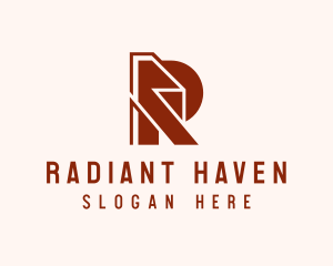 Construction Business Letter R logo