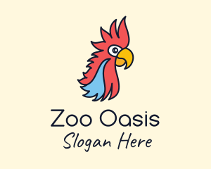 Parrot Bird Zoo logo design