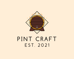 Beer Barrel Keg logo design