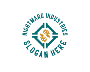 Industrial Pipe Maintenance logo design