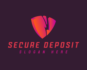 Shield Security Defense logo design