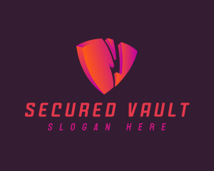 Shield Security Defense logo design