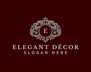 Decorative Floral Hotel logo design