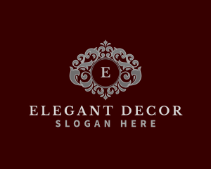 Decorative Floral Hotel logo design