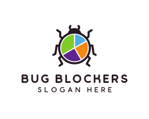 Bug Pie Chart logo