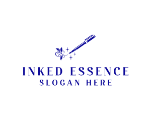 Calligraphy Ink Pen logo design