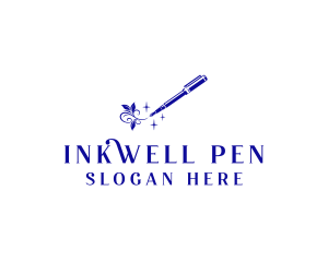 Calligraphy Ink Pen logo design