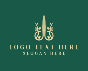 Gardening Scissor Landscaping  logo