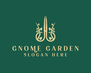 Gardening Scissor Landscaping  logo design