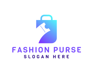 Coupon Shopping Bag logo design