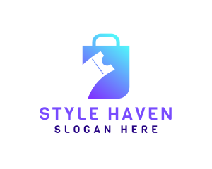 Coupon Shopping Bag logo design