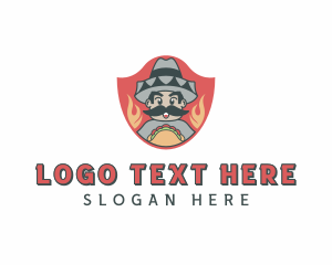 Mexican Taco Flame logo