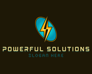 Lightning Bolt Voltage logo design