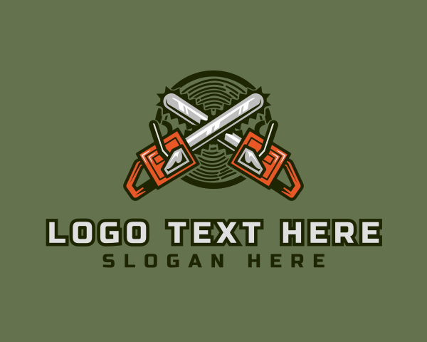 Chain Saw logo example 3