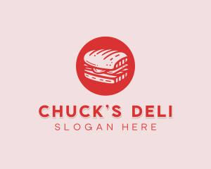 Bread Sandwich Deli logo design